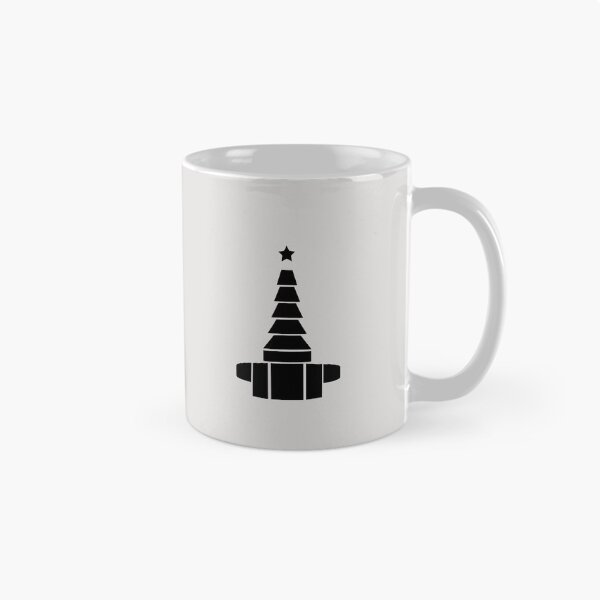 Item preview, Black Oxygen Christmas Tree with Tiny Black Star designed and sold by BearAndCat.