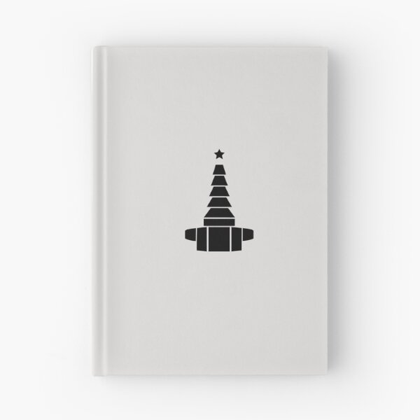 Item preview, Black Oxygen Christmas Tree with Tiny Black Star designed and sold by BearAndCat.