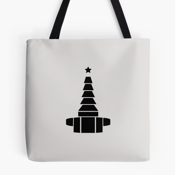 Item preview, Black Oxygen Christmas Tree with Tiny Black Star designed and sold by BearAndCat.