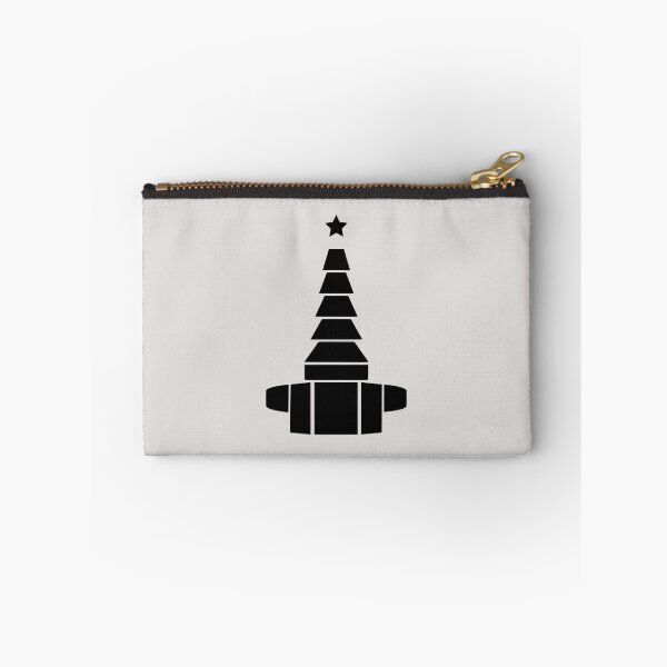 Item preview, Black Oxygen Christmas Tree with Tiny Black Star designed and sold by BearAndCat.