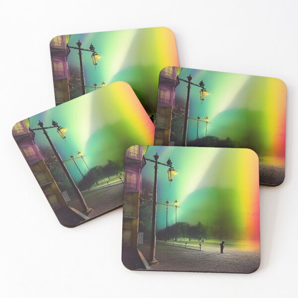 Item preview, Night Lights Multi-Color Prism City Streets designed and sold by deniselynnimage.