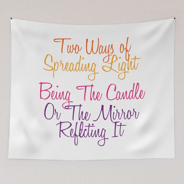 Item preview, Two Ways of Spreading Light: Being The Candle Or The Mirror Reflecting It designed and sold by Amazigh-i7orran.
