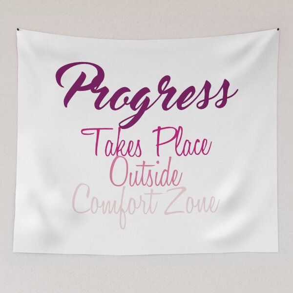 Item preview, Progress Take Place Outside Comfort Zone designed and sold by Amazigh-i7orran.