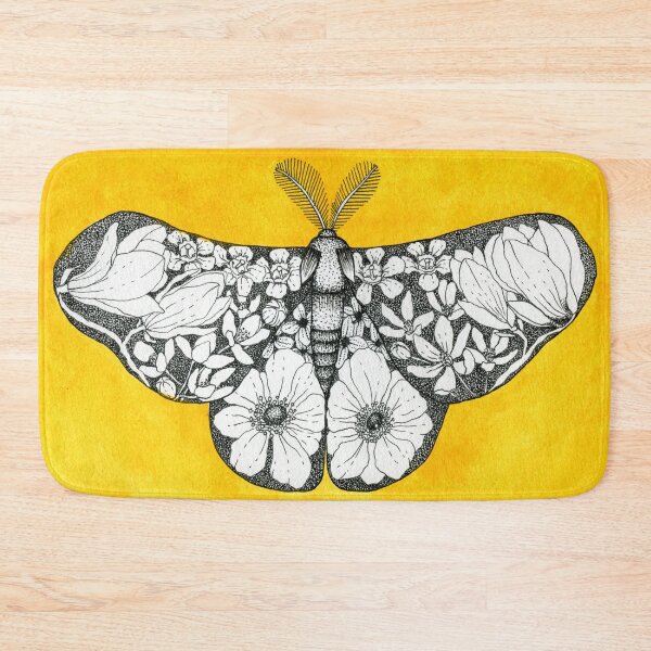 Item preview, Golden Botanical Moth  designed and sold by Sarah Sheldon.