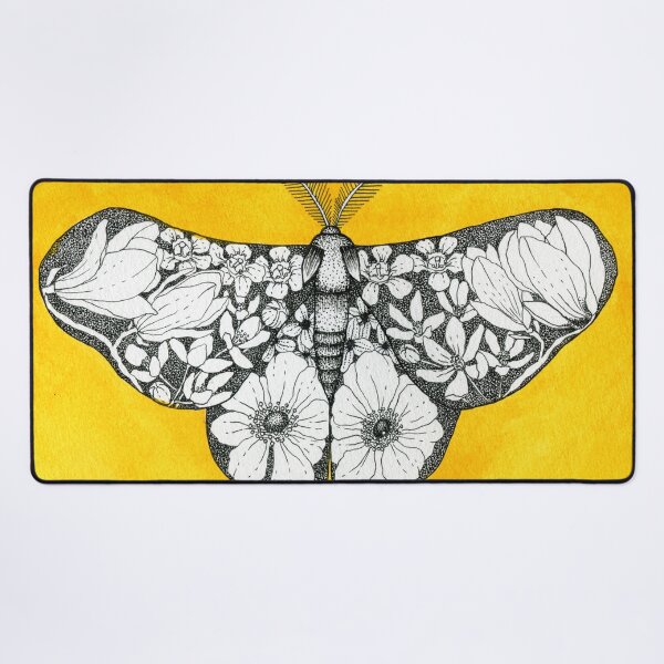 Item preview, Golden Botanical Moth designed and sold by Sarah Sheldon.