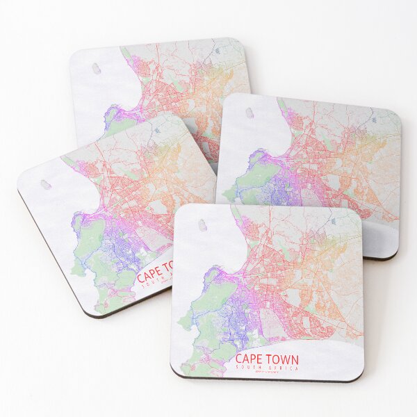 Item preview, Cape Town City Map of South Africa - Colorful designed and sold by deMAP.