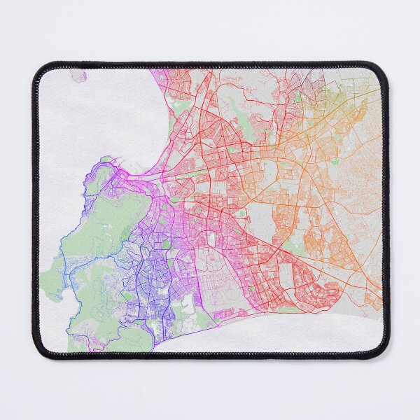 Item preview, Cape Town City Map of South Africa - Colorful designed and sold by deMAP.