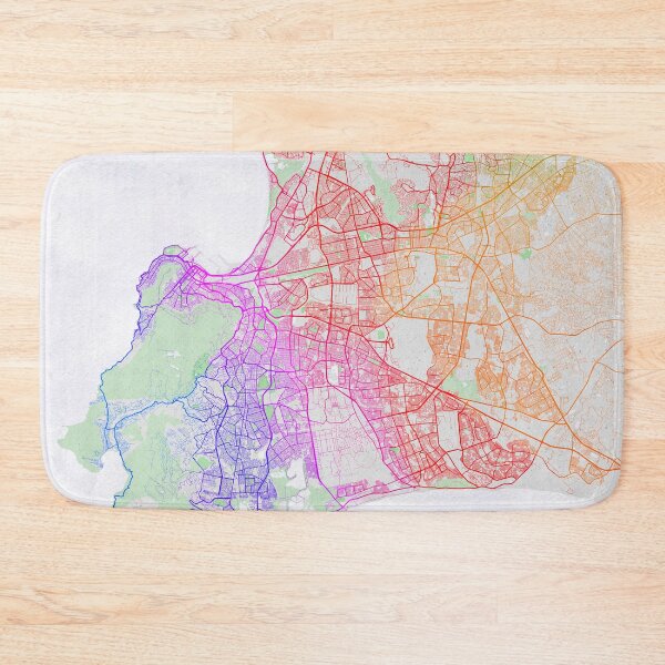 Item preview, Cape Town City Map of South Africa - Colorful designed and sold by deMAP.