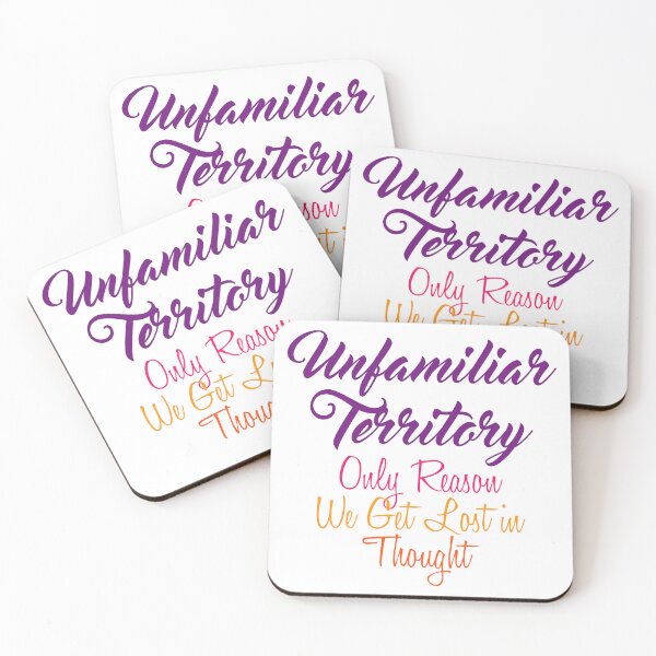 Item preview, Unfamiliar Territory: Only reason We Get Lost in Thought designed and sold by Amazigh-i7orran.