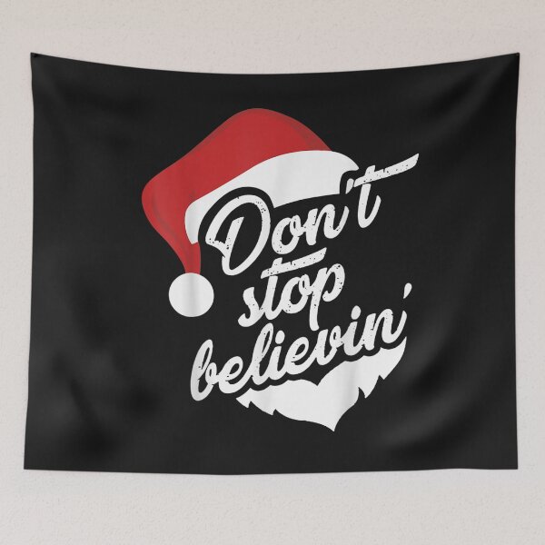 Item preview, Don't Stop Believing Santa Christmas Matching Family Pajamas T-Shirt designed and sold by Knight-Saverin.