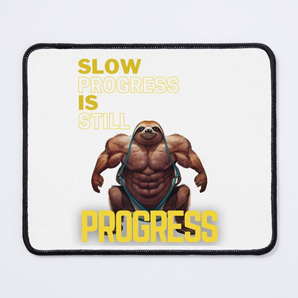 Item preview, Gym sloth motivation quote designed and sold by OmStyleStudio.