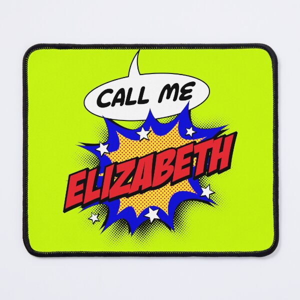 Item preview, Personalised Call Me Elizabeth Pop Art Comic Design designed and sold by CandOCreative.