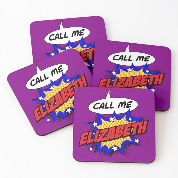 Item preview, Personalised Call Me Elizabeth Pop Art Comic Design designed and sold by CandOCreative.