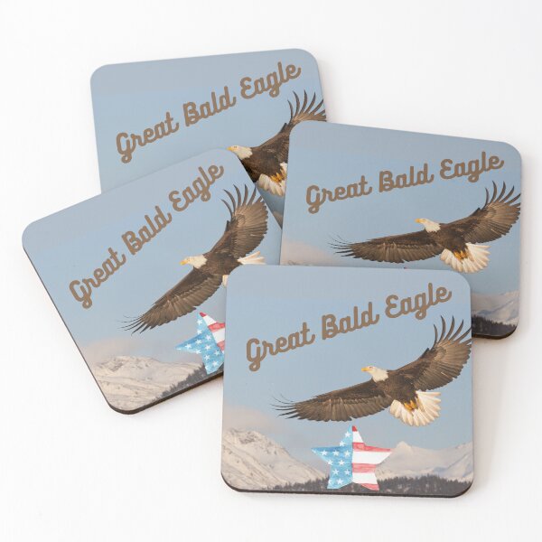 Item preview, Great Bald Eagle in Rocky Mountains designed and sold by LGMmugsdesign.