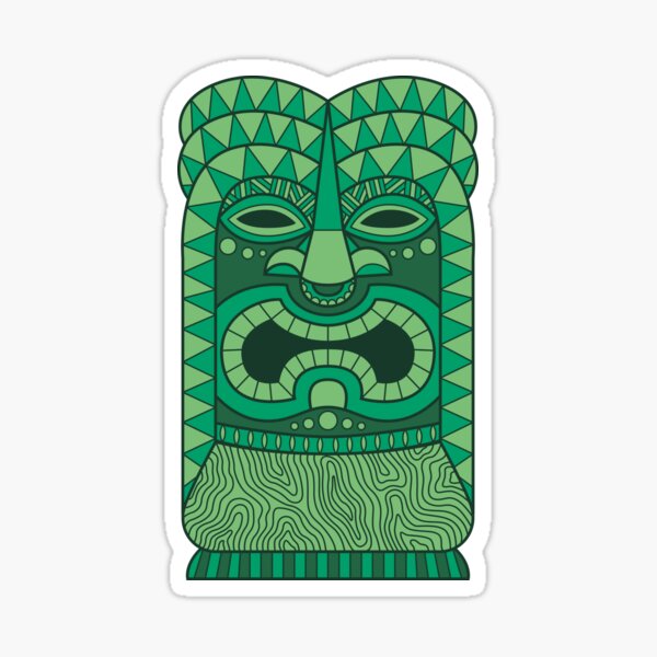 Item preview, Tiki Mean designed and sold by Skullofgold.