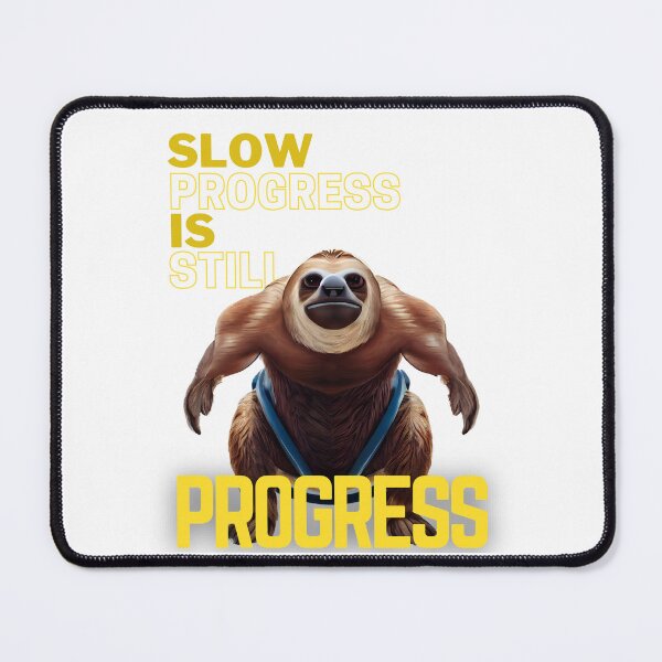 Item preview, Gym sloth motivation quote designed and sold by OmStyleStudio.