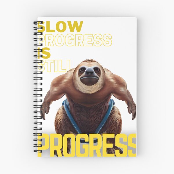 Item preview, Gym sloth motivation quote designed and sold by OmStyleStudio.