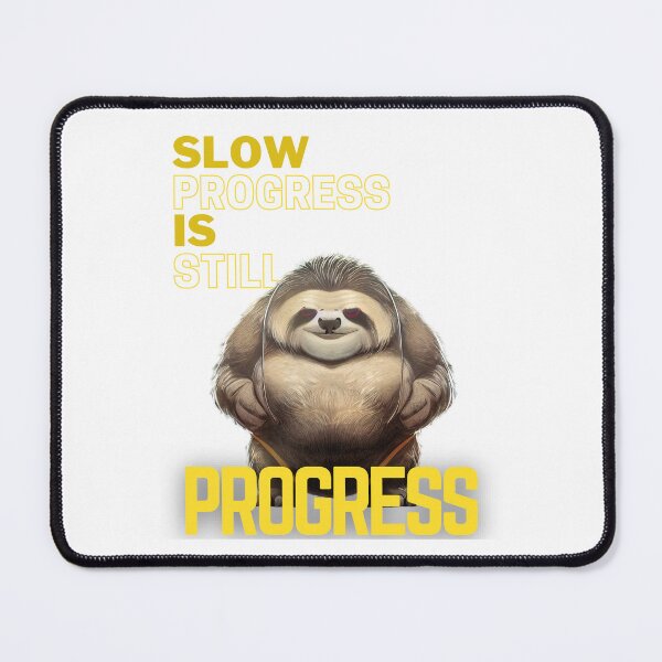 Item preview, Gym sloth motivation quote designed and sold by OmStyleStudio.