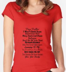Kleine Favoriten Tailliertes Rundhals-Shirt