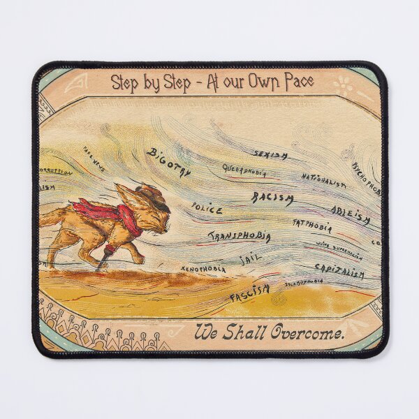 Item preview, We shall overcome – Fennec against oppression designed and sold by Loki Propagandart.