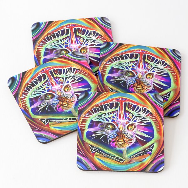 Item preview, Self-Transforming Alien - Trippy Psychedelic Art designed and sold by TheThirdEye.