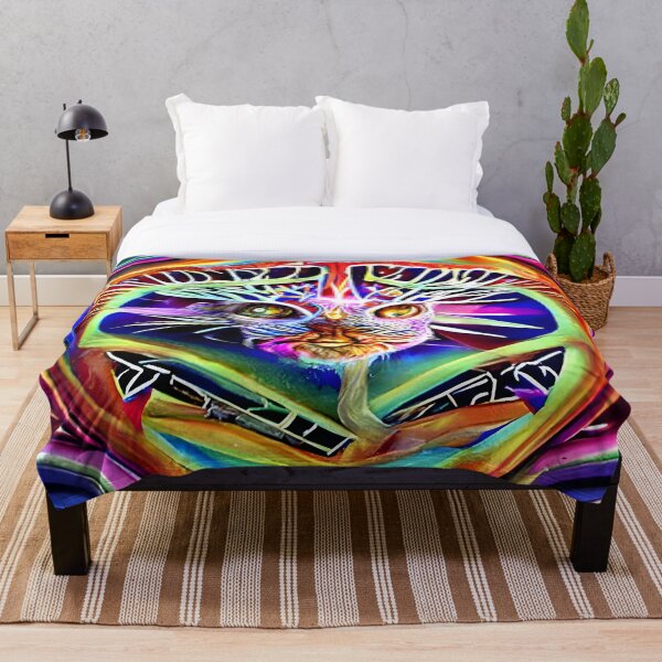 Item preview, Self-Transforming Alien - Trippy Psychedelic Art designed and sold by TheThirdEye.