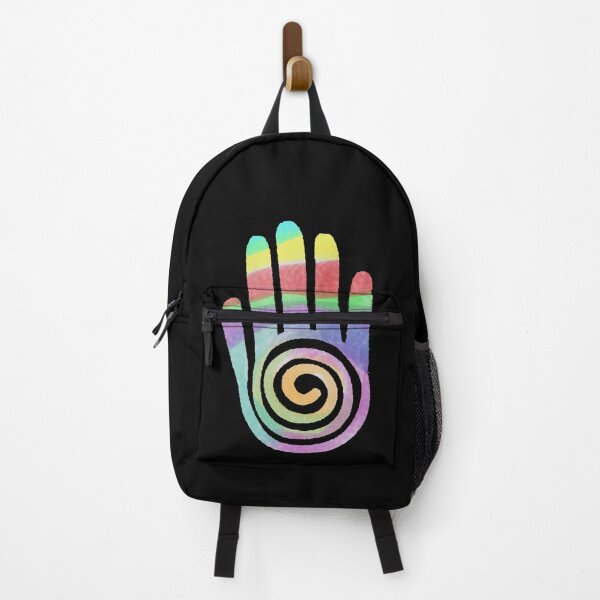 Artikelvorschau, Regenbogen-Heilhand: Ein symbolischer Hopi-Indianer-Talisman für spirituelles Wohlbefinden Schwarz entworfen und verkauft von Spirit-World.