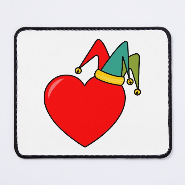 Item preview, Corazón con gorra de comodín designed and sold by ZnDigitalPrints.