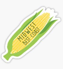 Midwest best coast Sticker