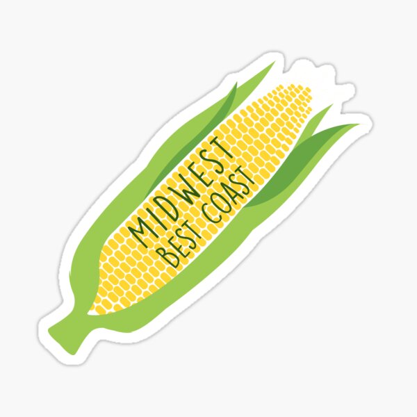 Midwest best coast Sticker