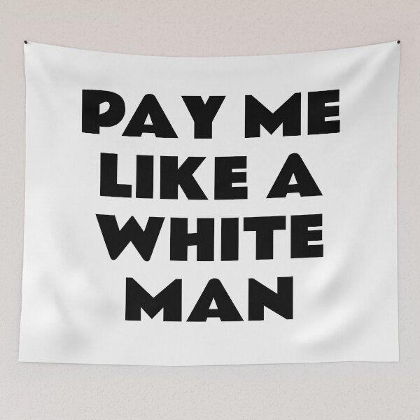 Item preview, Pay Me Like A White Man - Equal Pay Feminist Slogans designed and sold by Inspirationmotivation.