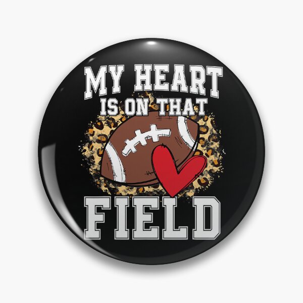 Item preview, My Heart Is On That Field Funny Baseball Football designed and sold by Helbon-art.