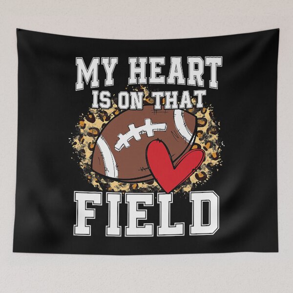 Item preview, My Heart Is On That Field Funny Baseball Football designed and sold by Helbon-art.