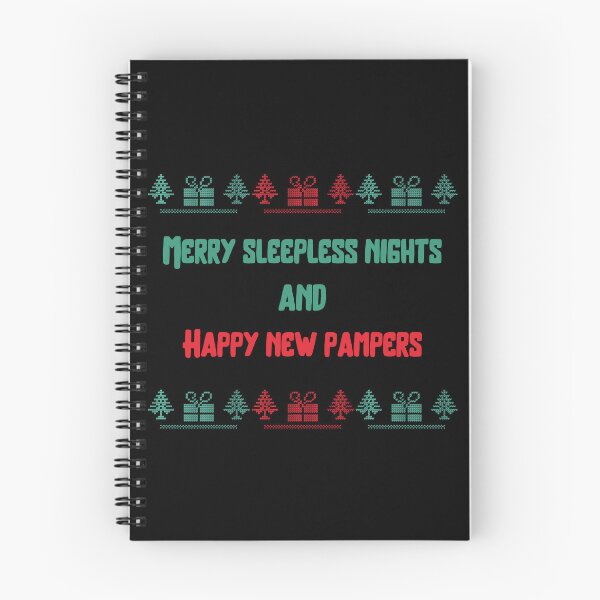 Item preview, Merry sleepless nights and happy new pampers designed and sold by reka88.