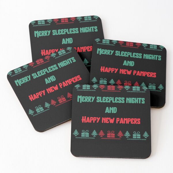 Item preview, Merry sleepless nights and happy new pampers designed and sold by reka88.
