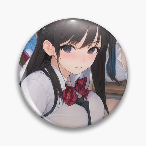 Item preview, Anime School girl sitting at her desk designed and sold by 100PercentOtaku.