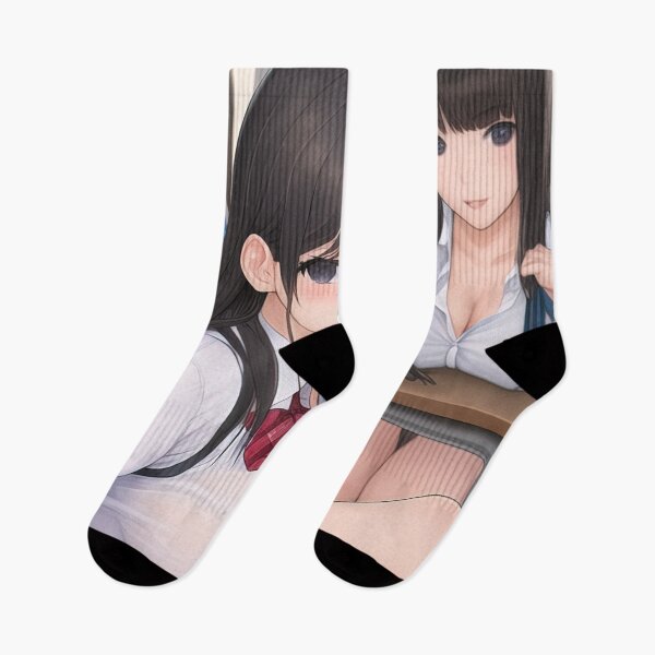 Item preview, Anime School girl sitting at her desk designed and sold by 100PercentOtaku.