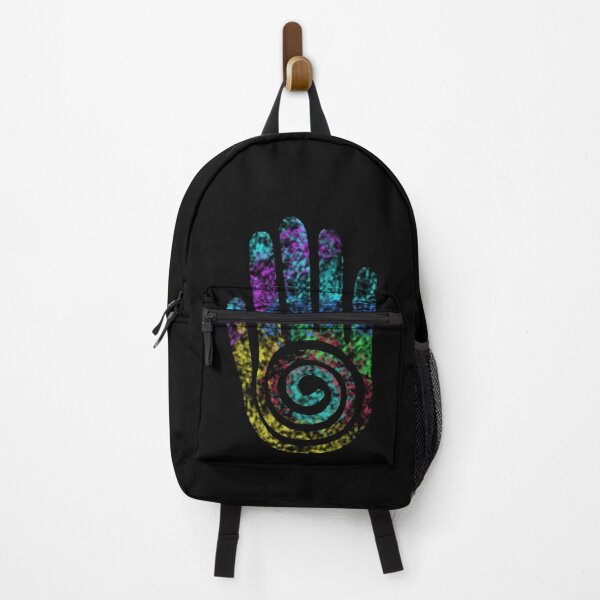 Artikelvorschau, Himmlische heilende Hand: Ein symbolischer Hopi-indischer Talisman für spirituelles Wohlbefinden Schwarz entworfen und verkauft von Spirit-World.