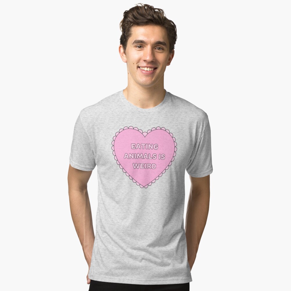Vista previa del artículo con la obra «Camiseta de tejido mixto», diseñado y vendido por Trashprincess.