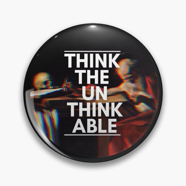 Item preview, Think the Unthinkable Dark Academia St Jerome Chiaroscuro Art designed and sold by Nostalgia Exclusive Malta.