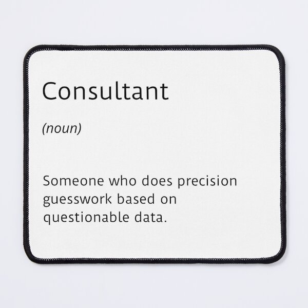 Item preview, Consultant funny definition - white designed and sold by ArtsySue.