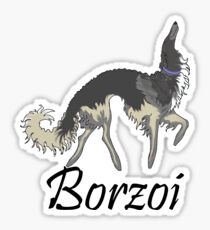Chinchilla Borzoi Sticker