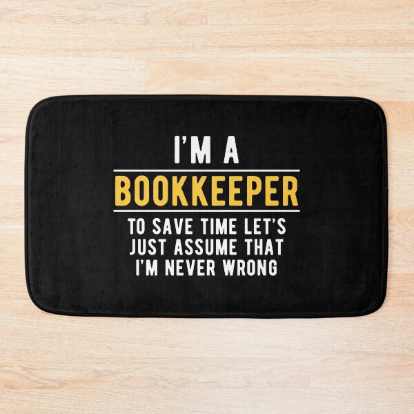 Item preview, Bookkeeping Bookkeeper Witty designed and sold by NestaReign.