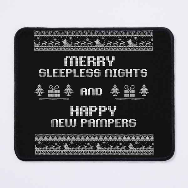 Item preview, Merry sleepless nights and happy new pampers designed and sold by reka88.
