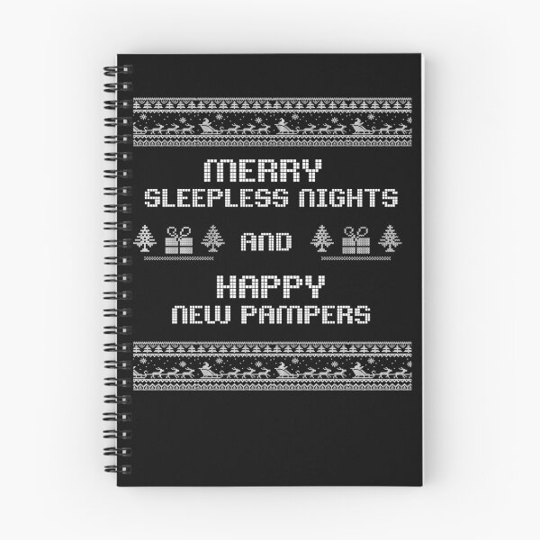 Item preview, Merry sleepless nights and happy new pampers designed and sold by reka88.