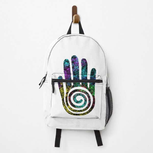 Artikelvorschau, Himmlische heilende Hand: Ein symbolischer indischer Hopi-Talisman für spirituelles Wohlbefinden. Weiß entworfen und verkauft von Spirit-World.