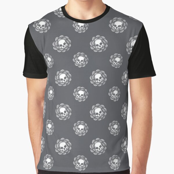 Item preview, Deadly By Nature Flower Skulls designed and sold by Midnight Coffee.