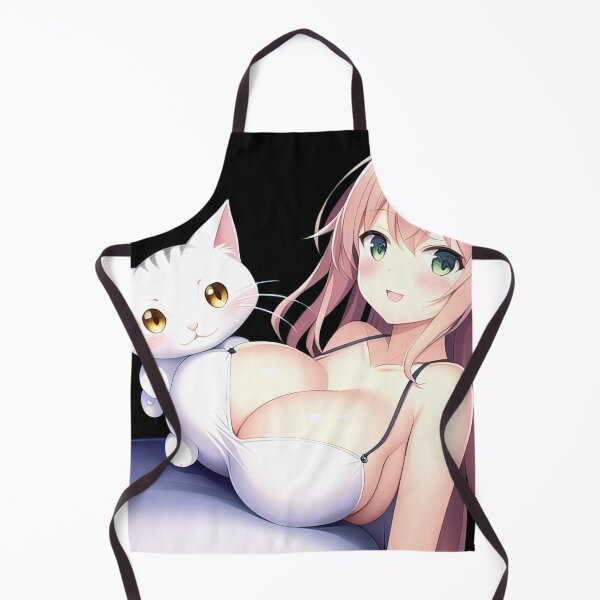 Item preview, Anime girl with her cat designed and sold by 100PercentOtaku.