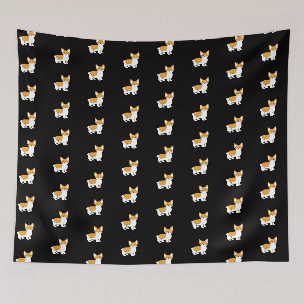 Item preview, Skeeter the Corgi-Black designed and sold by Jitter4528.