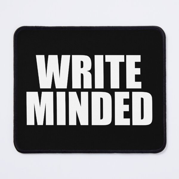 Item preview, Write Minded Bold White Words on Black designed and sold by Suzanne Uchytil.